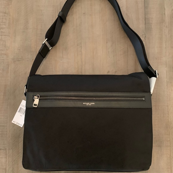 🌟MICHAEL KORS🌟MENS Kent Large Nylon Messenger - Picture 5 of 13